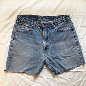 Beat Up Handmade Levi Cutoffs